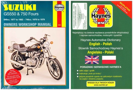 Suzuki GS550 GS750 (1976-1982) Haynes руководство по ремонту + БЕСПЛАТНЫЕ 24 часа