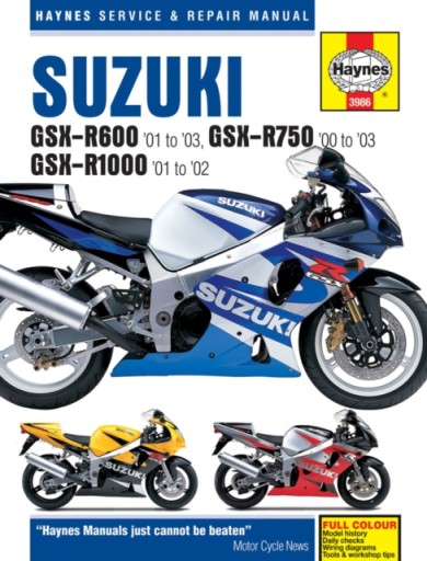 Suzuki GSX-R600 R750 & R1000 Haynes