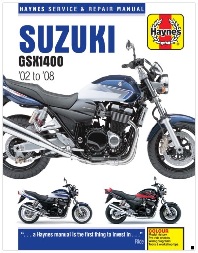 Suzuki GSX1400 (2002-2008) Керівництво по ремонту Haynes 24h