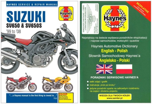 Suzuki SV650 SV650S (1999-2008) Haynes руководство по ремонту + БЕСПЛАТНЫЕ 24 часа