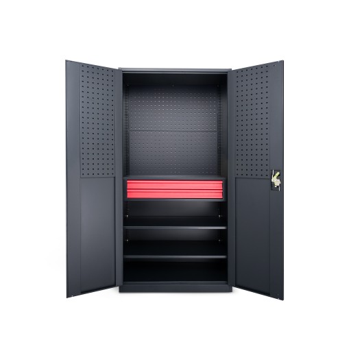 Металева майстерня інструментальна шафа для гаражних інструментів, що замикається