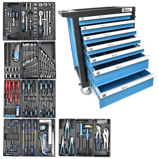 Шкаф сервисный с 7 ящиками, тележка на 272 предмета.