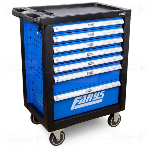 Шкаф для инструментальной мастерской FR4033, синяя тележка