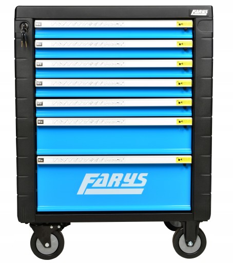 Інструментальний візок для майстерень FR4064 синій синій можливість