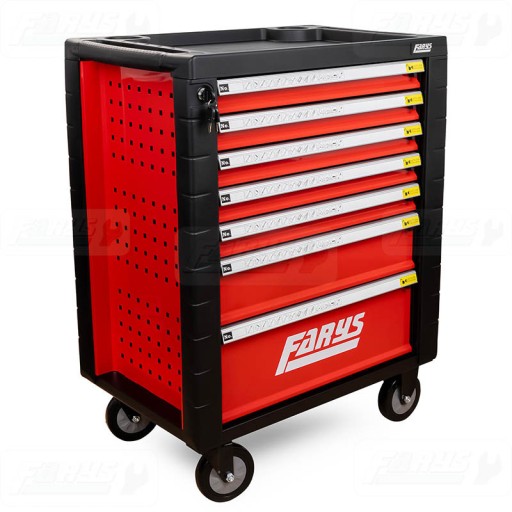 Шафа для майстерні з міцним інструментальним візком FR4064, червоний