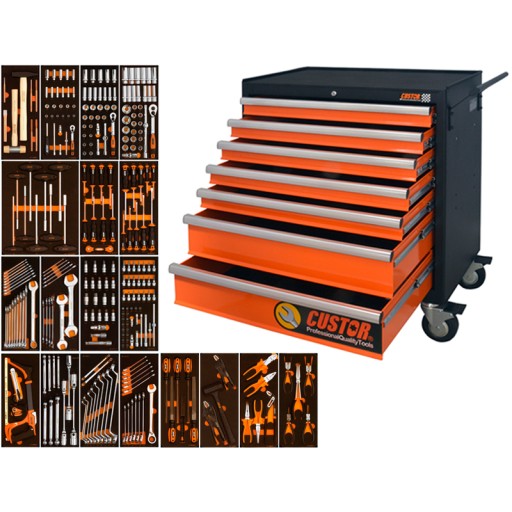 Тумба візок інструментальна 292 шт. ДЕЛЮКС