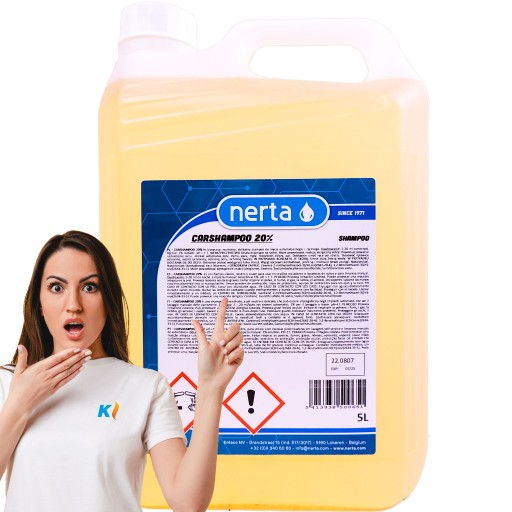 Шампунь для миття автомобіля NERTA CARSHAMPOO 20% 5 л