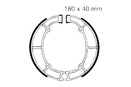 K709 - Тормозные колодки EBC 709 Kawasaki EN 500