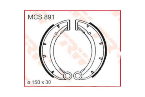 MCS891 - Тормозные колодки TRW Lucas MCS 891