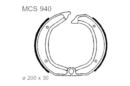 MCS940 - Тормозные колодки TRW Lucas MCS 940