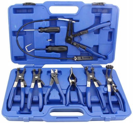 Клещи для зажимных стяжек вращающиеся челюсти CLIC CLIC - R полный комплект Geko