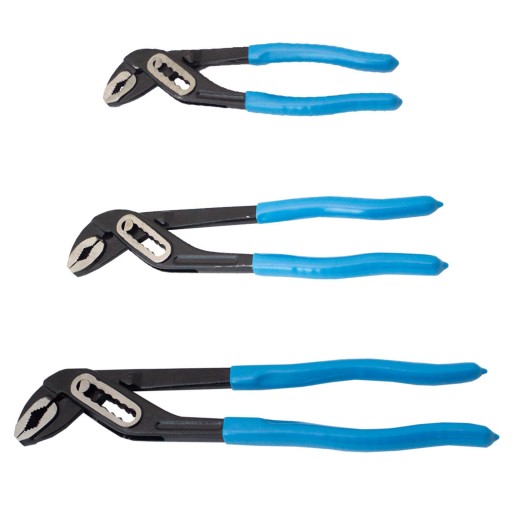 Регульовані плоскогубці 175 мм + 250 мм + 300 мм