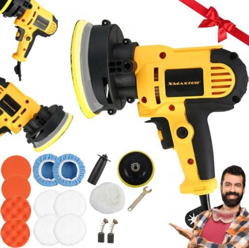 НАБОР ГУБКИ ДЛЯ ПОЛИРОВКИ АВТОМОБИЛЯ С РЕГУЛИРОВКОЙ STRONG ELE