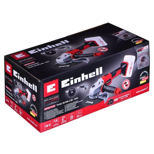 Угловая шлифовальная машина TE-AG 18/150 LI BL Solo EINHELL