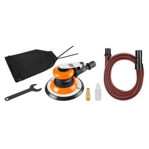 Пневматична ексцентрикова шліфувальна машина 150 мм, вакуумне пиловідведення