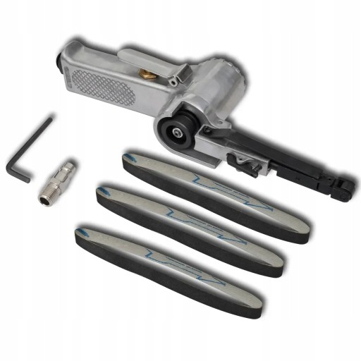 Пневматическая шлифовальная машина с 3 шлифовальными лентами