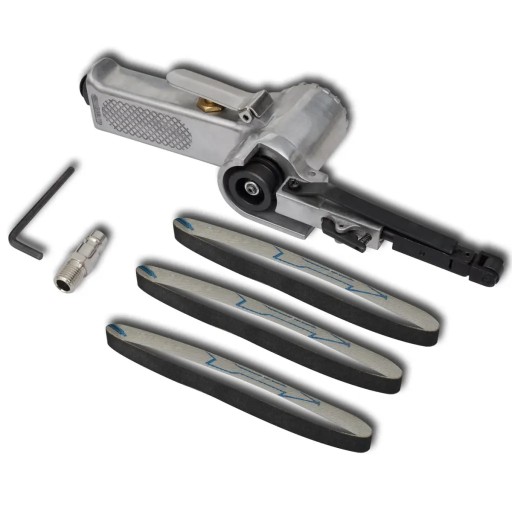 Пневматическая шлифовальная машина с 3 шлифовальными лентами