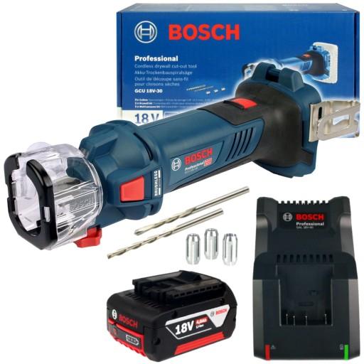 Скоростная шлифовальная машина GCU 18V-30 BOSCH 1х4,0Ач