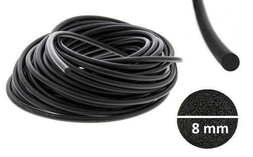 EPDM8 20M - EPDM 8 мм пена шнур МИКРОГУМА прокладка 20 м