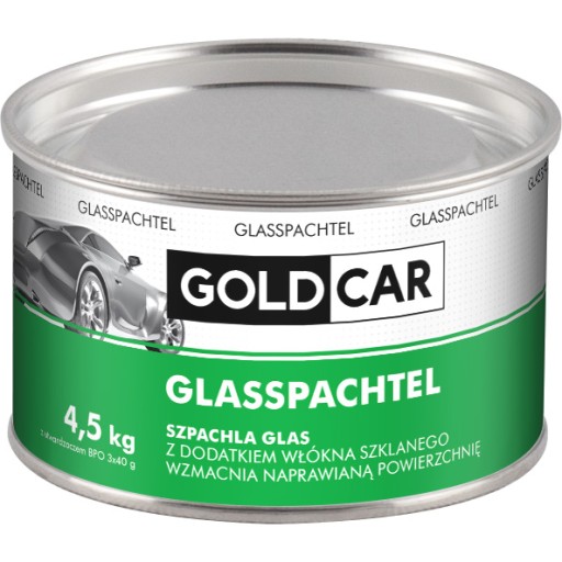 Шпатлевка GOLDCAR Glasspachtel стекловолокно 4,5 кг