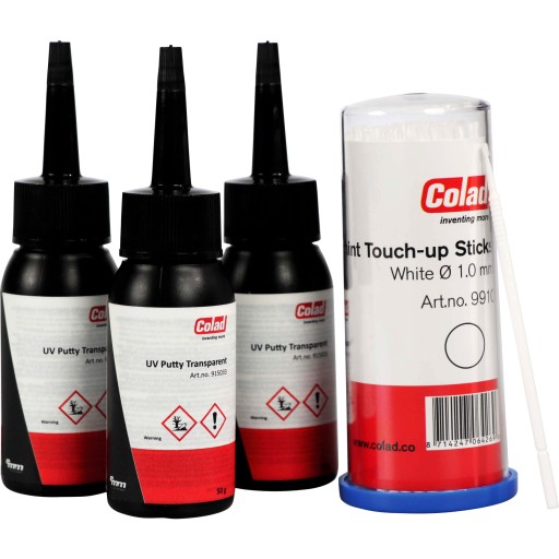 Бесцветная замазка UV COLAD 915033 1k 3 x 50g Kpl
