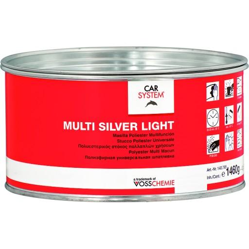 Шпаклівка CARSYSTEM Multi Silver Light легка 1,5 кг