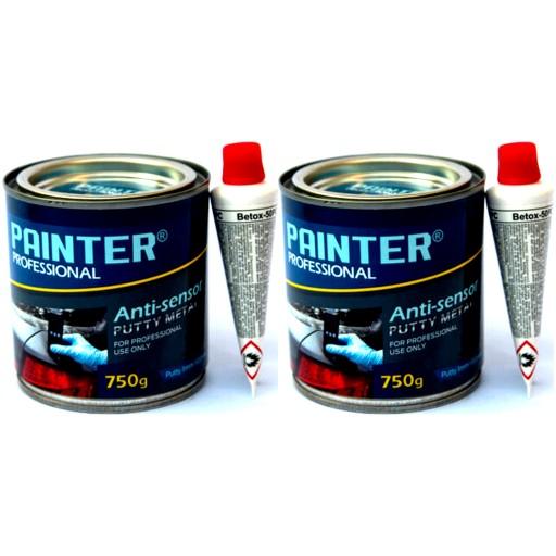 Полиэфирная шпаклевка по металлу Painter Professional Anti-Sensor 1,5 кг