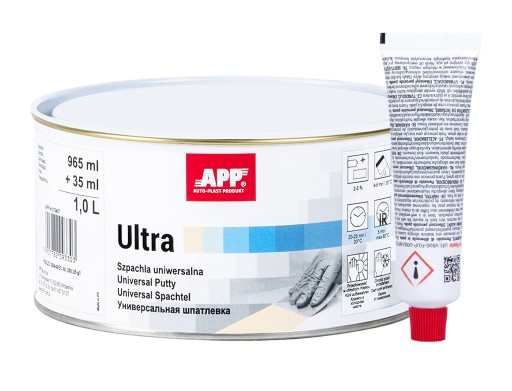Универсальная шпаклевка с отвердителем БЕЖЕВЫЙ | Ультра 1л | ПРИЛОЖЕНИЕ
