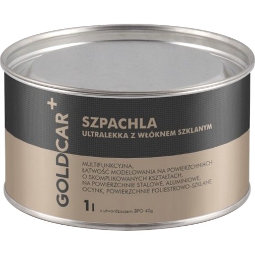 GOLDCAR ультралегкая стекловолоконная шпаклевка 1л