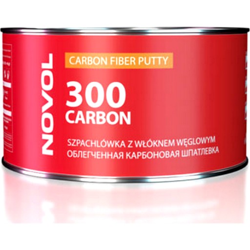 Шпатлевка NOVOL 300 Carbon с углеродным волокном 1л
