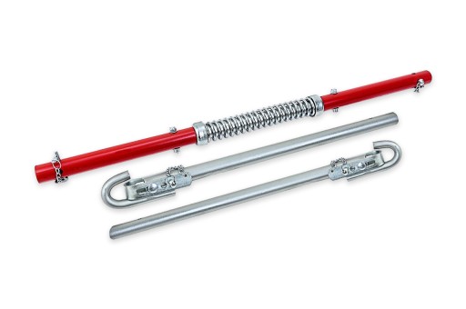 Жёсткий складной фаркоп 3Т 3000 кг 205 см с амортизатором AMIO-02477