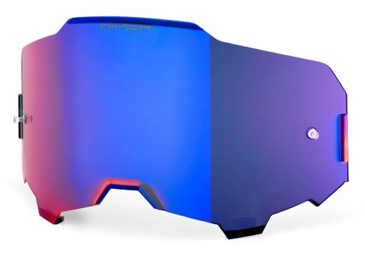 Стекло для очков 100% ARMEGA (синее зеркальное стекло Hyper Blue Mirror)