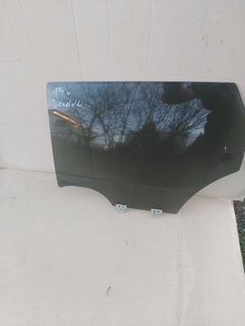 Левое заднее стекло + хром + Nissan qashqai j11