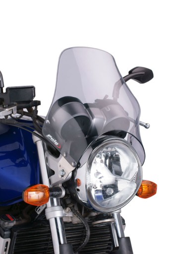 Обтічник лобового скла мотоцикла PUIG NAKED 0869H тонований Yamaha Suzuki