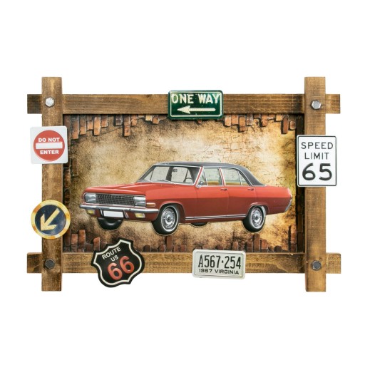 3D вивіска, 59 х 40, Almosa, лист подарунковий Хіт США