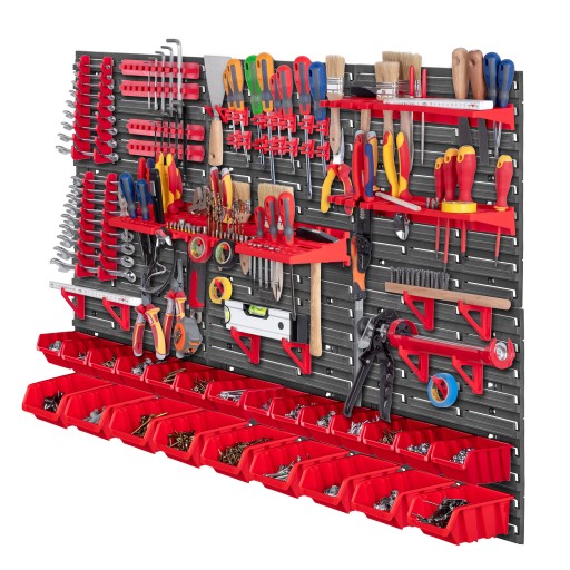 ДОШКА ДЛЯ ІНСТРУМЕНТІВ СТІНКА 117x78см 66 EL МАЙСТЕРНЯ ГАРАЖ ПОДОДОК