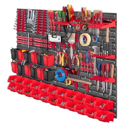 ІНСТРУМЕНТАЛЬНА ДОШКА СТІНКА 117x78см 77EL МАЙСТЕРНЯ ГАРАЖ ПІДдон