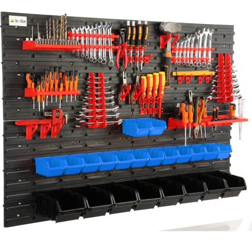 ІНСТРУМЕНТАЛЬНА ДОШКА МАЙСТЕРНЯ НАСТІНКА 115X78 СМ 22 ЛОТКА ГАРАЖНА ПОЛИЦЯ