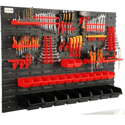 ІНСТРУМЕНТАЛЬНА ДОШКА МАЙСТЕРНЯ НАСТІНКА 115X78 СМ 22 ЛОТКА ГАРАЖНА ПОЛИЦЯ