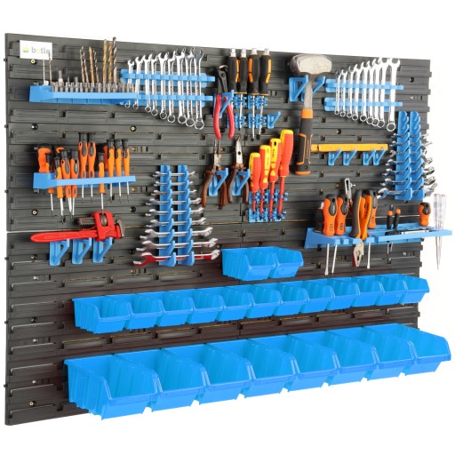ІНСТРУМЕНТАЛЬНА ДОШКА МАЙСТЕРНЯ НАСТІНКА 115X78 СМ 22 ЛОТКА ГАРАЖНА ПОЛИЦЯ
