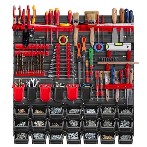 ДОШКА ДЛЯ ІНСТРУМЕНТІВ МАЙСТЕРНЯ СТІНКА 78x78см 51 EL ІНСТРУМЕНТИ ДЛЯ ГАРАЖІ