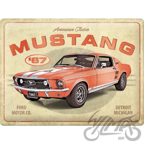 NAR63442 - ПЛАКАТ 30х40 FORD MUSTANG МЕТАЛ 63442