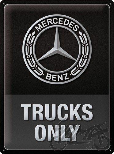 NAR23337 - ПЛАКАТ 30x40 MERCEDES TRUCK ONLY 23337