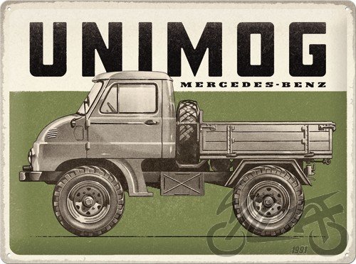NAR23338 - ПЛАКАТ 30х40 MERCEDES UNIMOG VINTA 23338