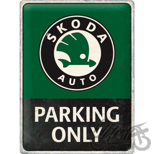 NAR23347 - ПЛАКАТ 30х40 SKODA PARKING ONLY 23347