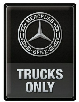 ПОГРАФНЫЙ БОРД MERCEDES TRUCKS ONLY 30X40