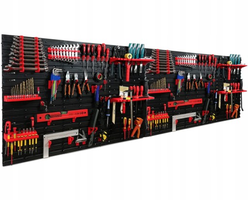 ДОШКА ДЛЯ ІНСТРУМЕНТІВ НАСТІННА ПІДНОШЕННЯ ЧОРНІ 240х80см