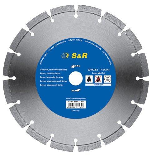 АЛМАЗНЫЙ РЕЗОЧНЫЙ ДИСК ПРЕМИУМ 230X2,6X22,2 ПО БЕТОНУ