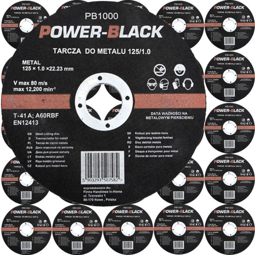 Металеві ріжучі диски Сталевий диск 125x1 100-шт