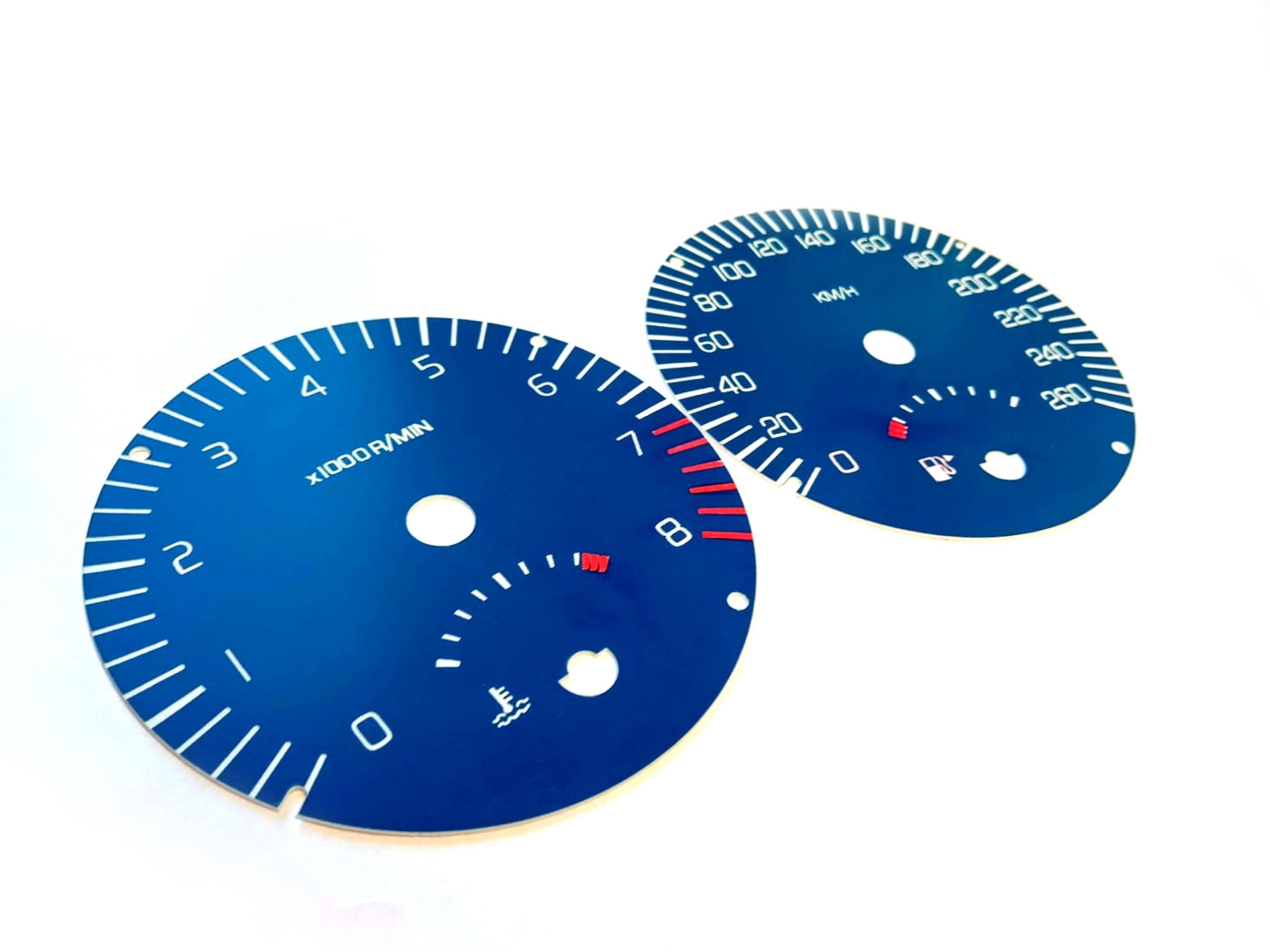 Циферблаты часы volvo S 40 c 30 t5, v 50 миль / ч = км / ч